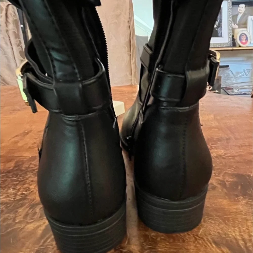 Thalia Sodi Womens Veronika Over-The-Knee Riding Boots New Black